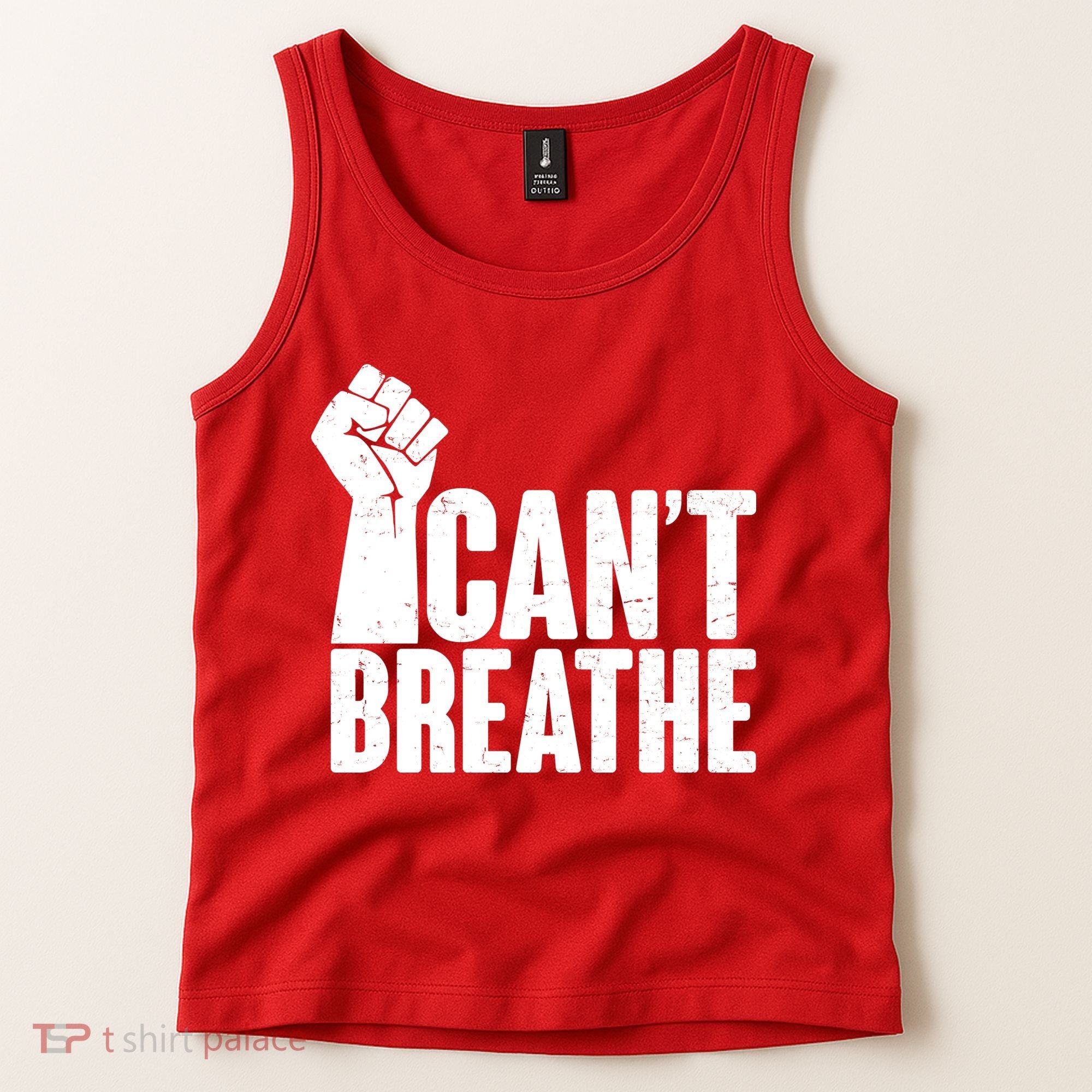I Can't Breathe Protest Fist George Floyd Tank Top