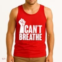 I Can't Breathe Protest Fist George Floyd Tank Top thumb 3