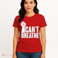 I Can't Breathe Protest Fist George Floyd Women's T-Shirt thumb 4