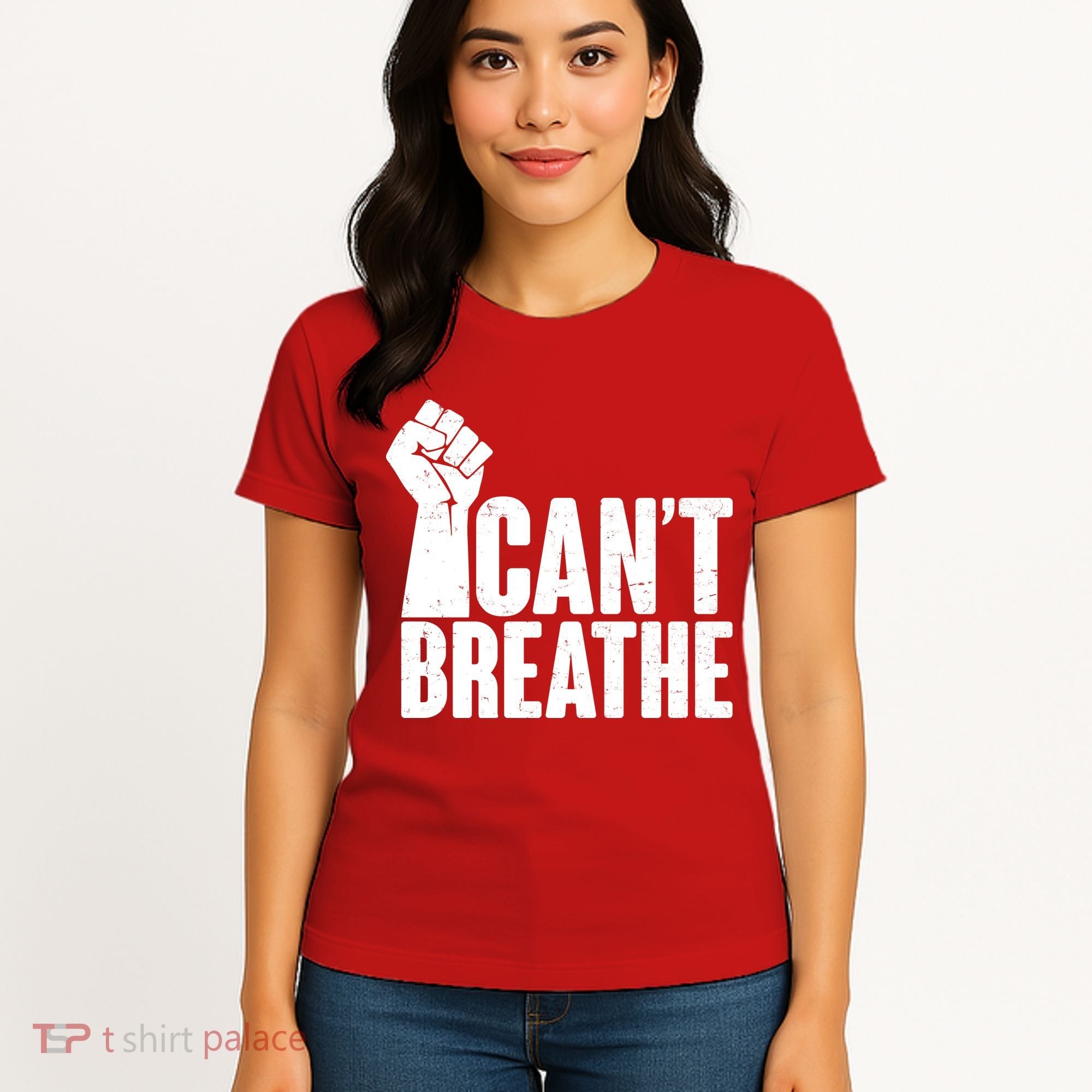 I Can't Breathe Protest Fist George Floyd Women's T-Shirt