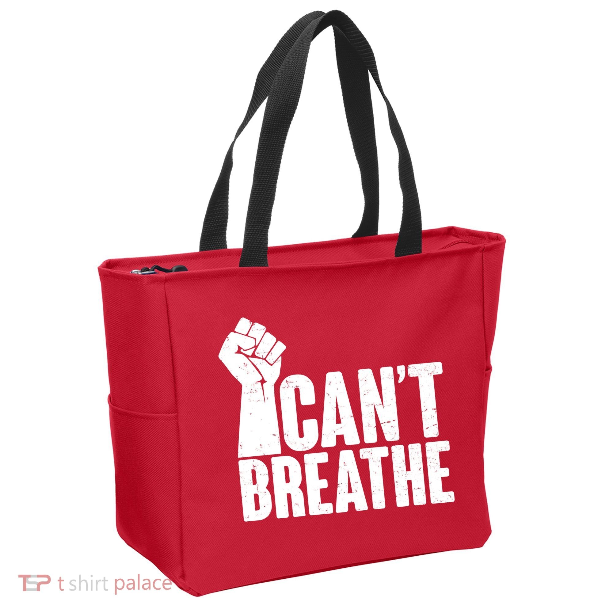 I Can't Breathe Protest Fist George Floyd Tote Bag