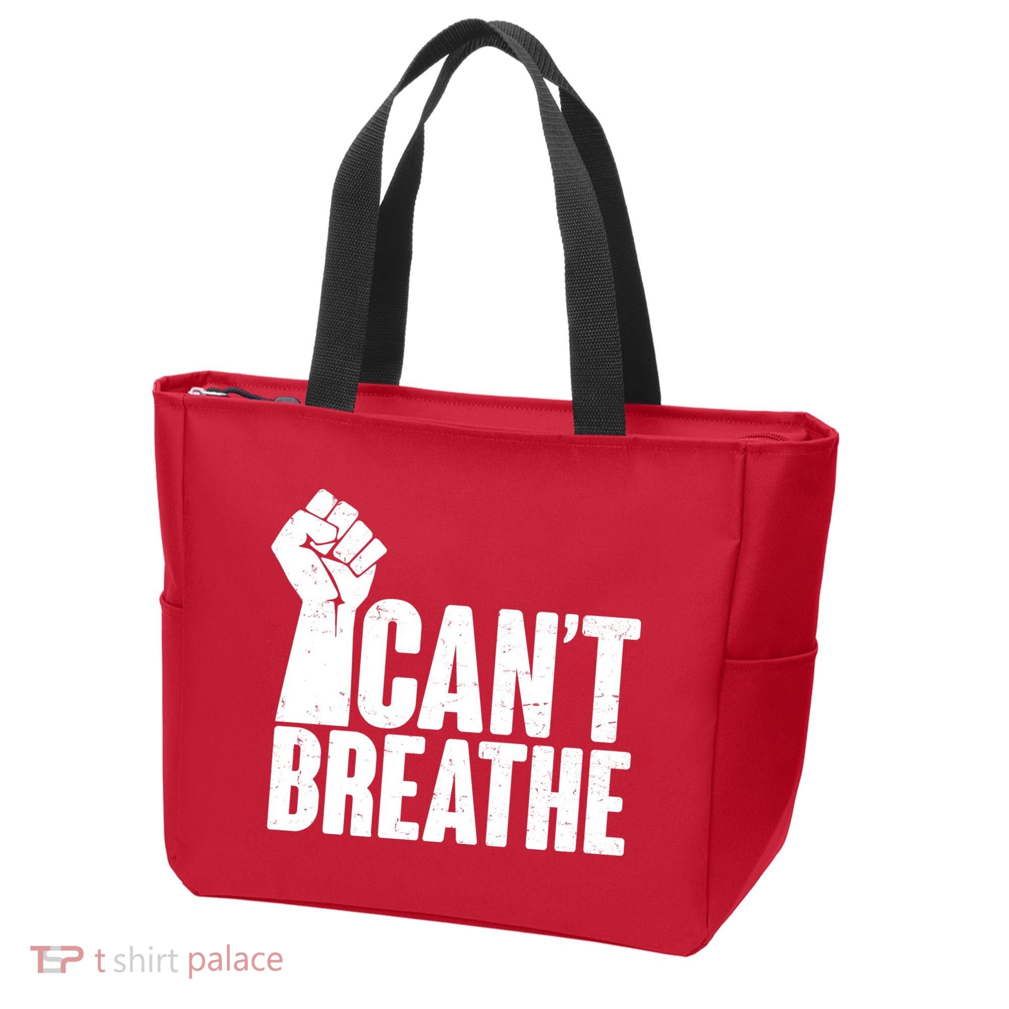 I Can't Breathe Protest Fist George Floyd Tote Bag