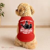 I Can't Go To Hell The Devil Has A Restraining Order Against Me Doggie Tank thumb 2