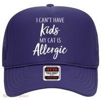 I Can't Have Kids My Cat Is Allergic Hat thumb 0