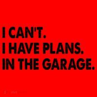 I Can't Have Plans In the Garage Santa Hat thumb 1
