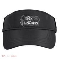 I Can't Hear You I'm Gaming Funny Gamer Adult Drive Performance Visor thumb 0