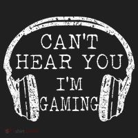 I Can't Hear You I'm Gaming Headphones Gamer Hat thumb 2