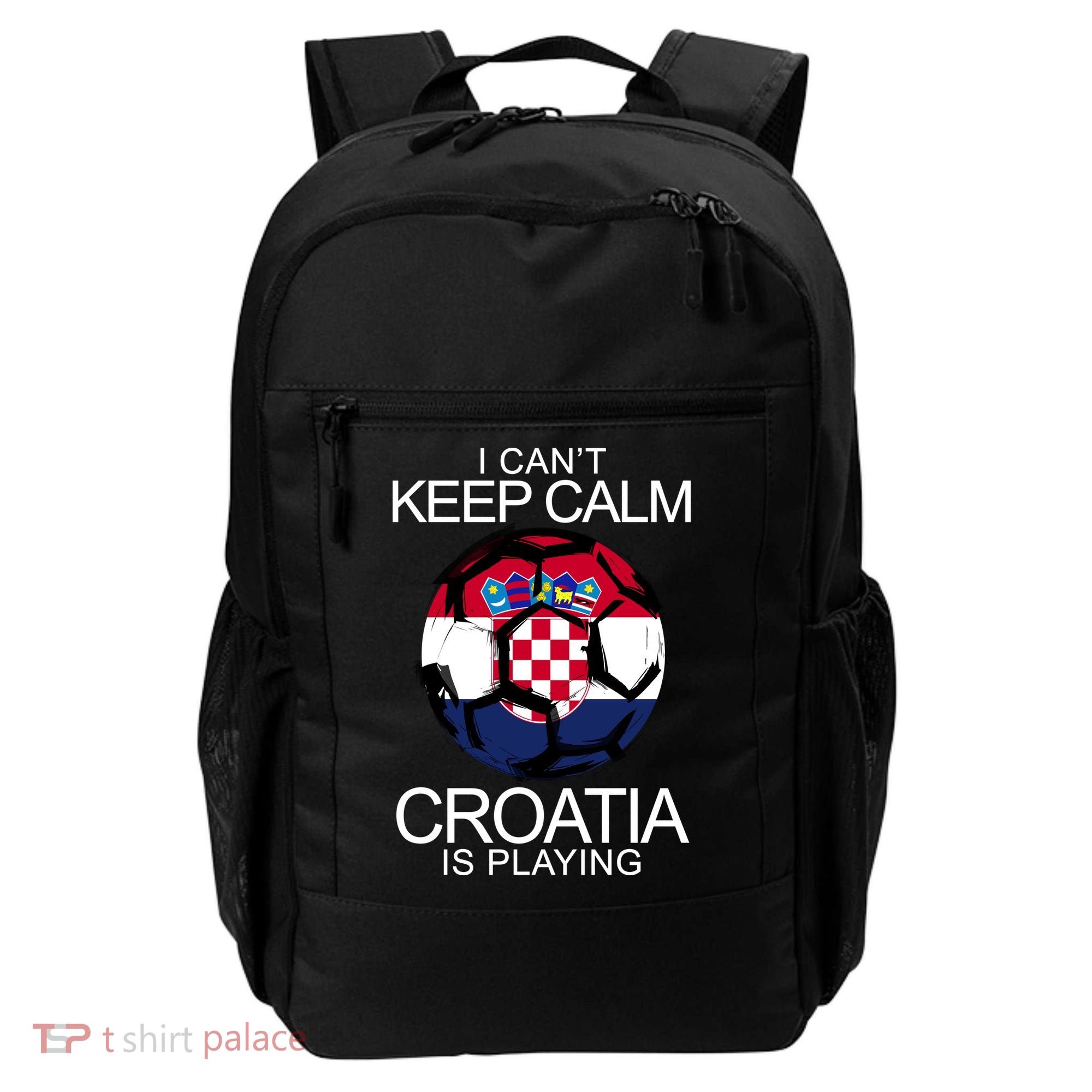I Can't Keep Calm Croatia Is Playing Backpack