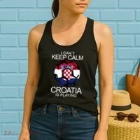I Can't Keep Calm Croatia Is Playing Women's Tank Top thumb 2