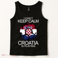 I Can't Keep Calm Croatia Is Playing Tank Top thumb 2
