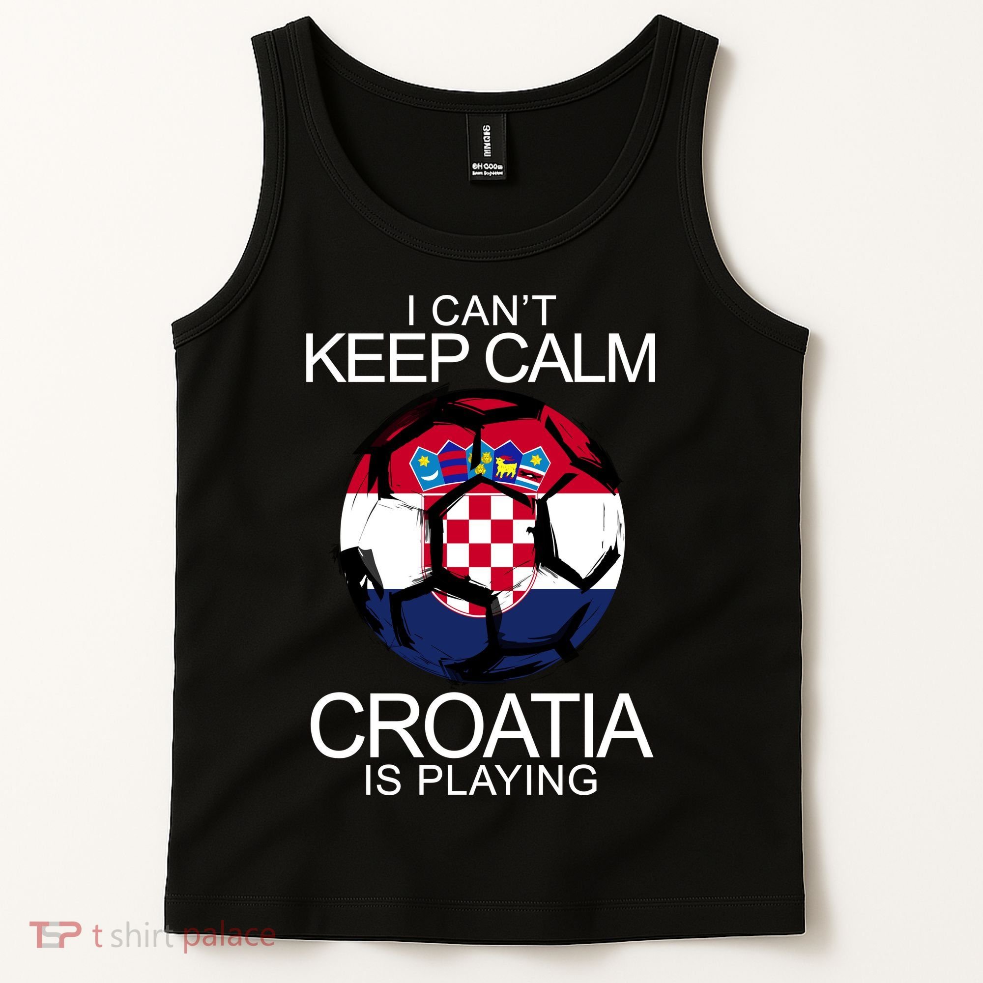 I Can't Keep Calm Croatia Is Playing Tank Top