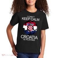 I Can't Keep Calm Croatia Is Playing Kids T-Shirt thumb 2