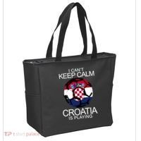 I Can't Keep Calm Croatia Is Playing Tote Bag thumb 2