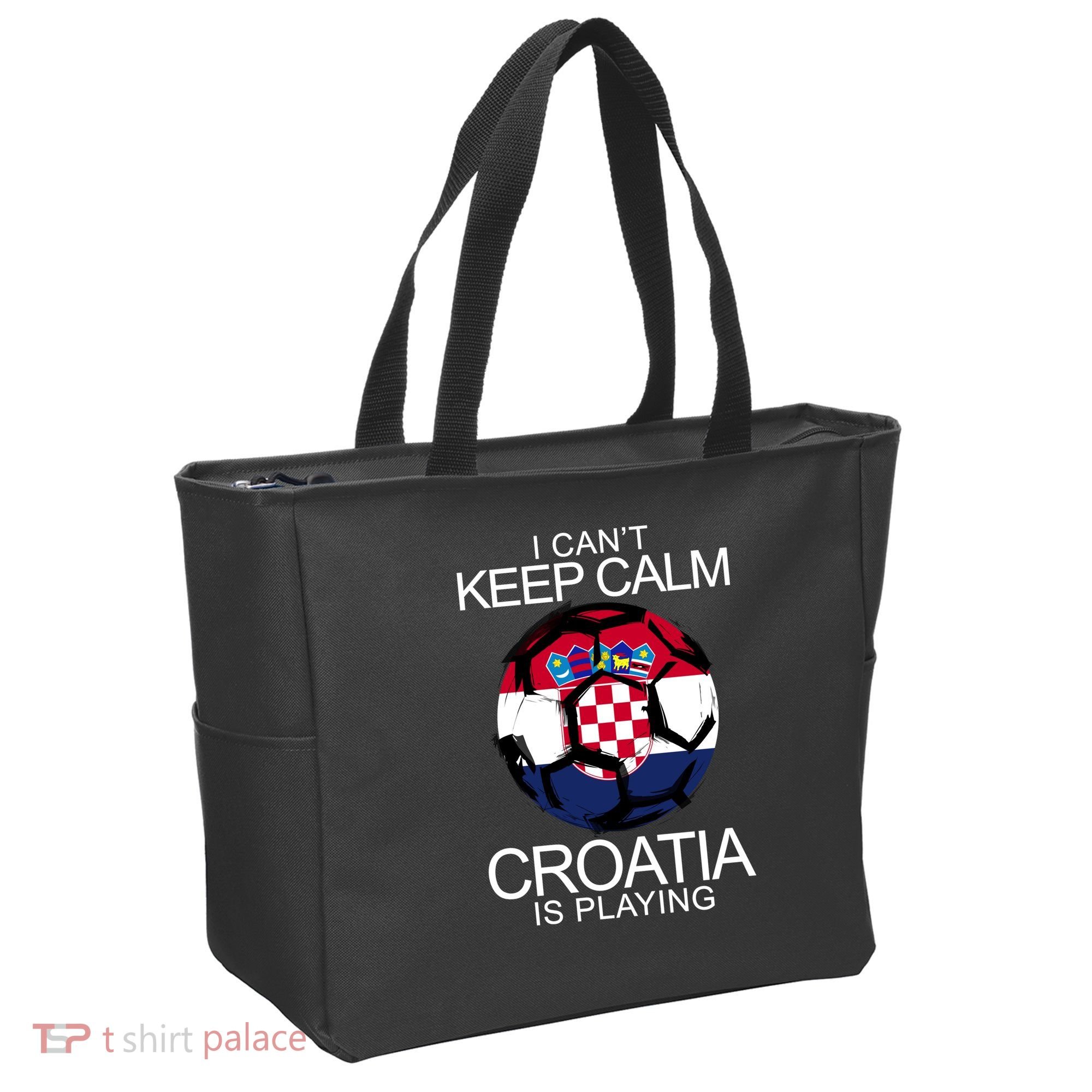 I Can't Keep Calm Croatia Is Playing Tote Bag