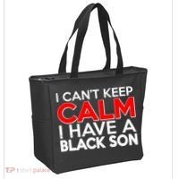 I Can't Keep Calm I Have A Black Son Tote Bag thumb 2