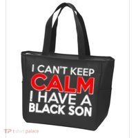 I Can't Keep Calm I Have A Black Son Tote Bag thumb 3
