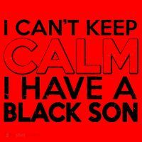 I Can't Keep Calm I Have A Black Son Santa Hat thumb 1