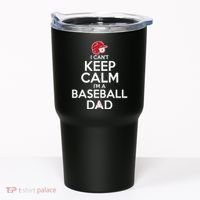 I Can't Keep Calm I'm A Baseball Dad Tumbler thumb 0