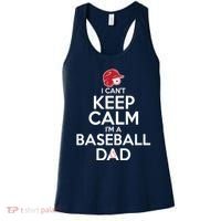 I Can't Keep Calm I'm A Baseball Dad Women's Tank Top thumb 0