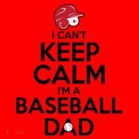 I Can't Keep Calm I'm A Baseball Dad Santa Hat thumb 1