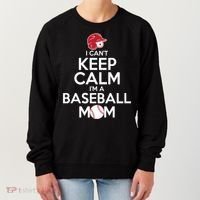 I Can't Keep Calm I'm A Baseball Mom Women's Sweatshirt thumb 0