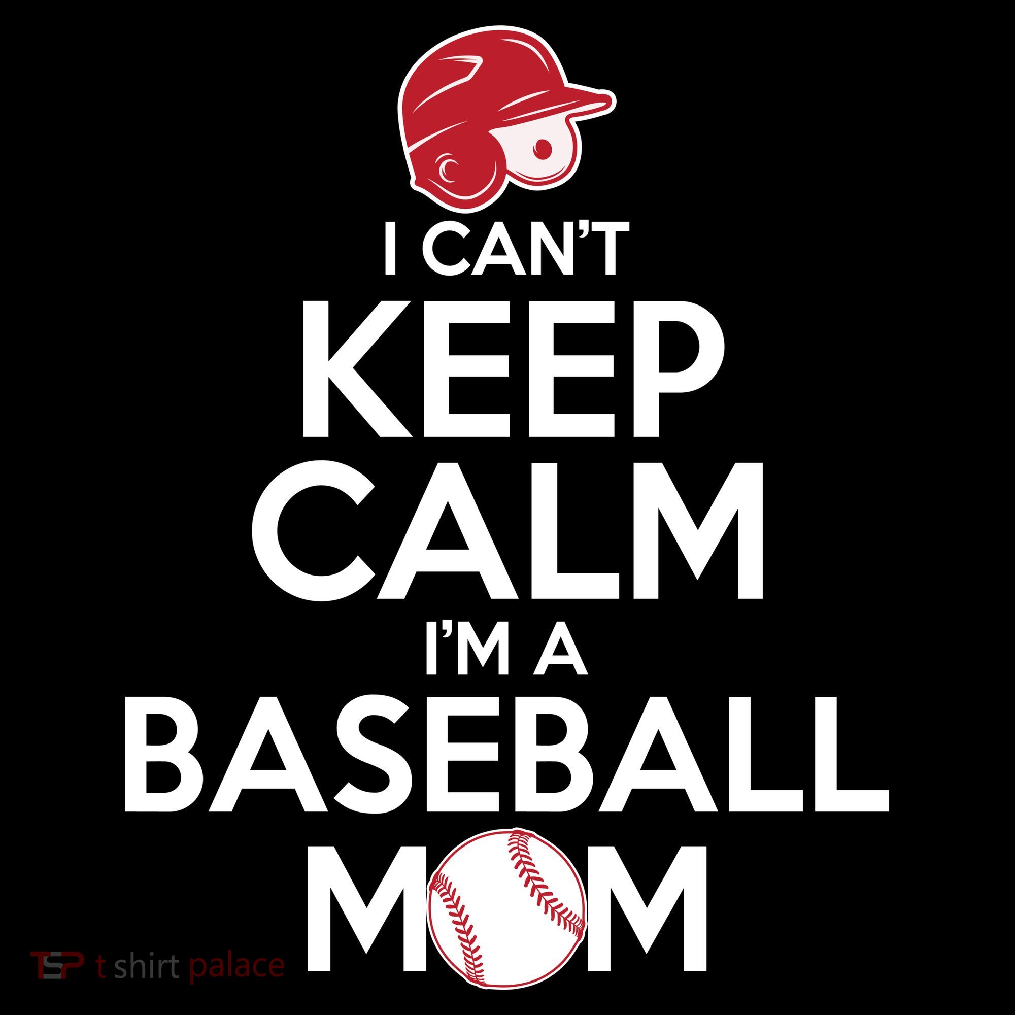I Can't Keep Calm I'm A Baseball Mom Ornament