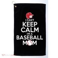 I Can't Keep Calm I'm A Baseball Mom Golf Towel thumb 0