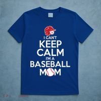 I Can't Keep Calm I'm A Baseball Mom T-Shirt thumb 5