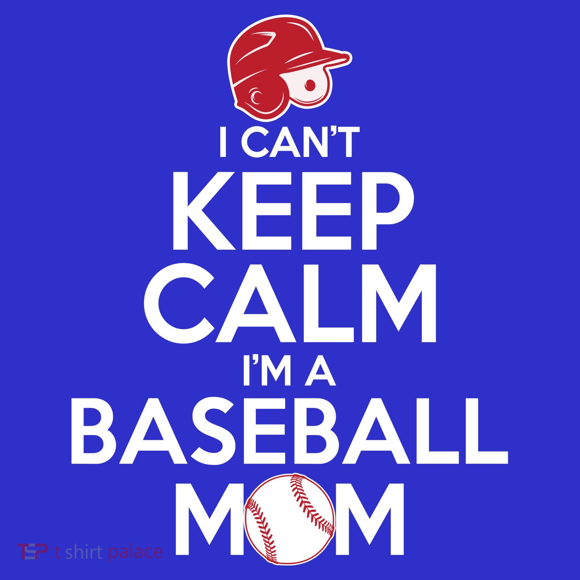 I Can't Keep Calm I'm A Baseball Mom Coaster