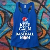 I Can't Keep Calm I'm A Baseball Mom Women's Tank Top thumb 3