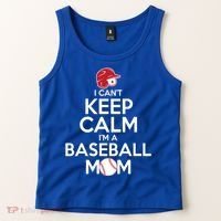 I Can't Keep Calm I'm A Baseball Mom Tank Top thumb 2