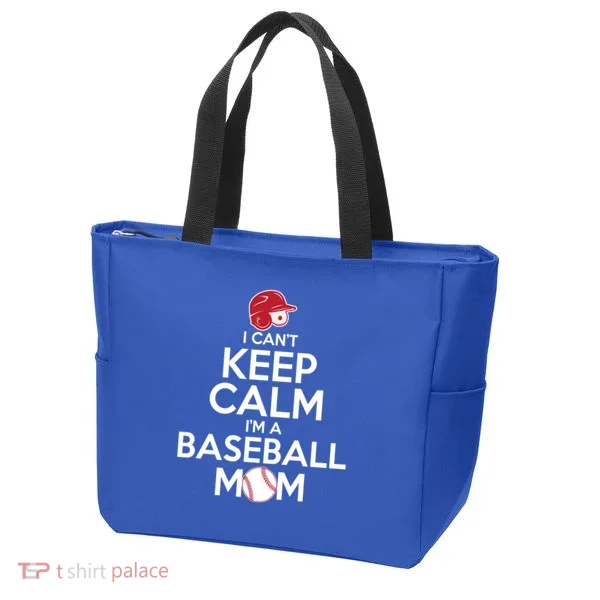 I Can't Keep Calm I'm A Baseball Mom Tote Bag