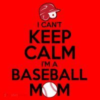 I Can't Keep Calm I'm A Baseball Mom Santa Hat thumb 1