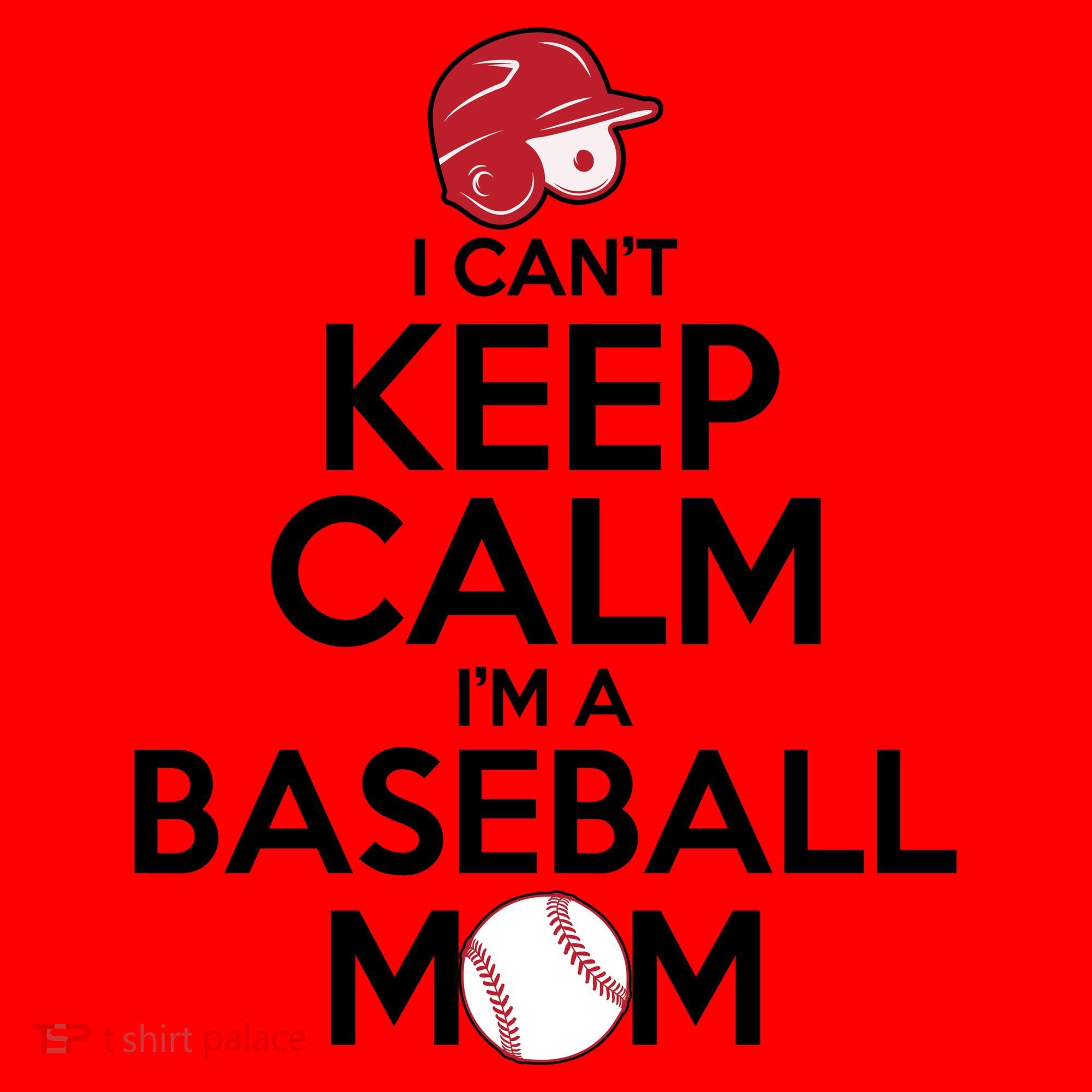 I Can't Keep Calm I'm A Baseball Mom Santa Hat