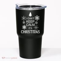 I Can't Keep Calm It's Christmas Tumbler thumb 0