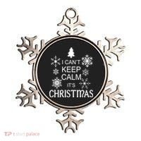I Can't Keep Calm It's Christmas Ornament thumb 0
