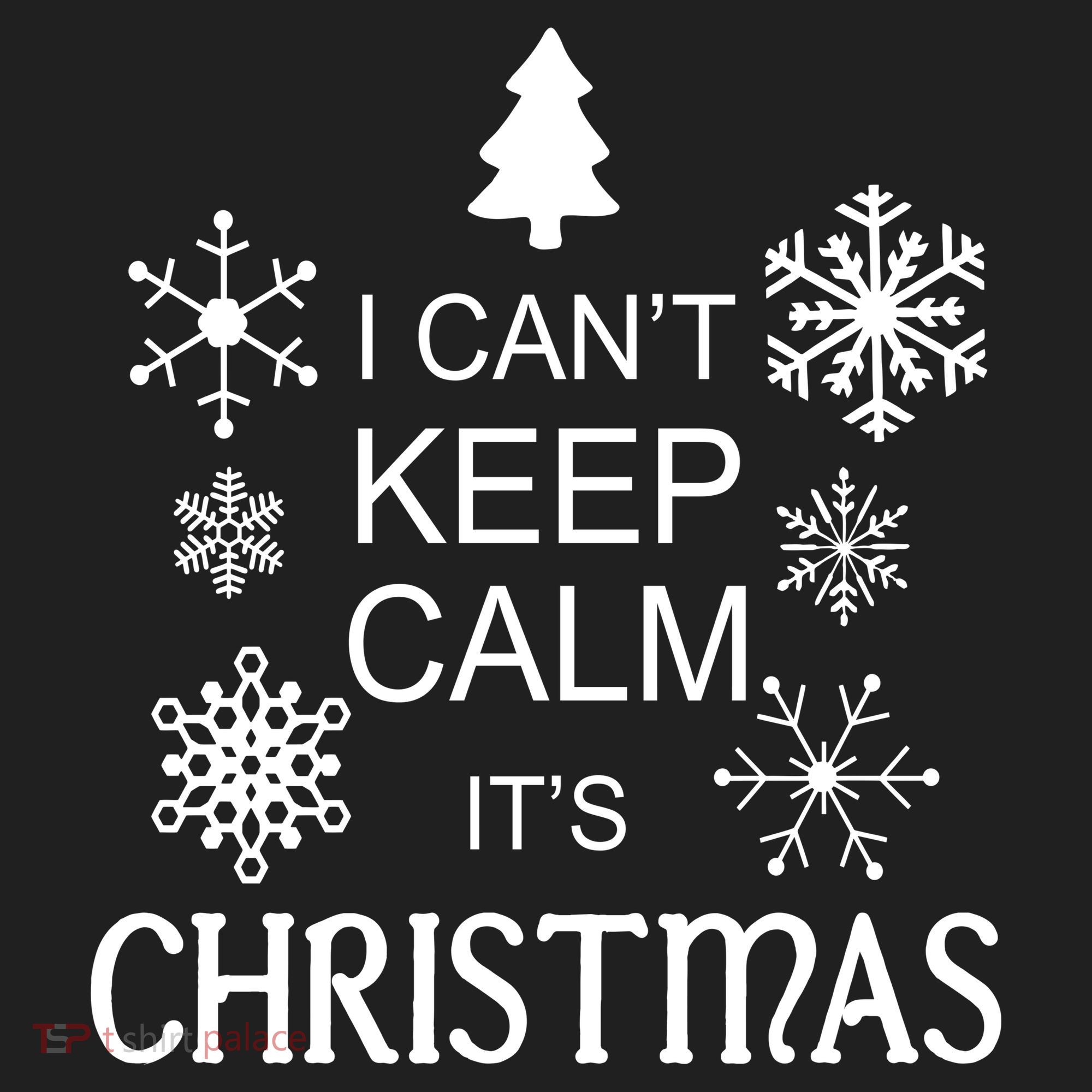 I Can't Keep Calm It's Christmas Golf Towel