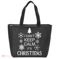 I Can't Keep Calm It's Christmas Tote Bag thumb 0