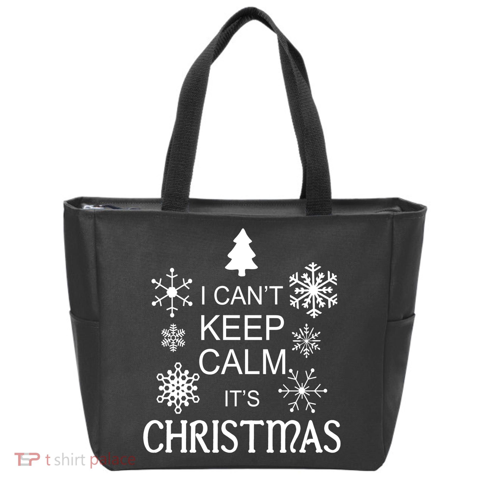 I Can't Keep Calm It's Christmas Tote Bag