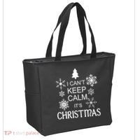 I Can't Keep Calm It's Christmas Tote Bag thumb 2