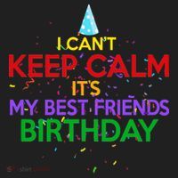 I Can't Keep Calm It's My Best Friends Birthday Beanie thumb 2