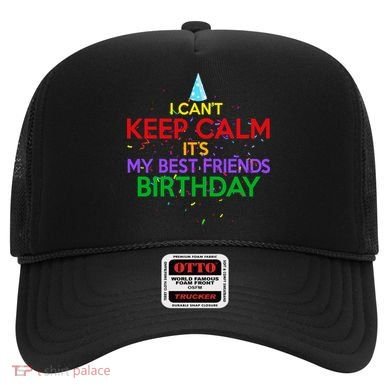 I Can't Keep Calm It's My Best Friends Birthday Hat
