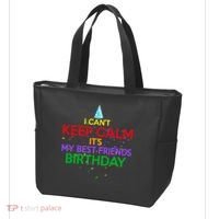 I Can't Keep Calm It's My Best Friends Birthday Tote Bag thumb 3