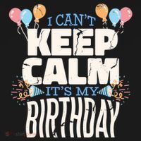 I Can't Keep Calm It's My Birthday Backpack thumb 2