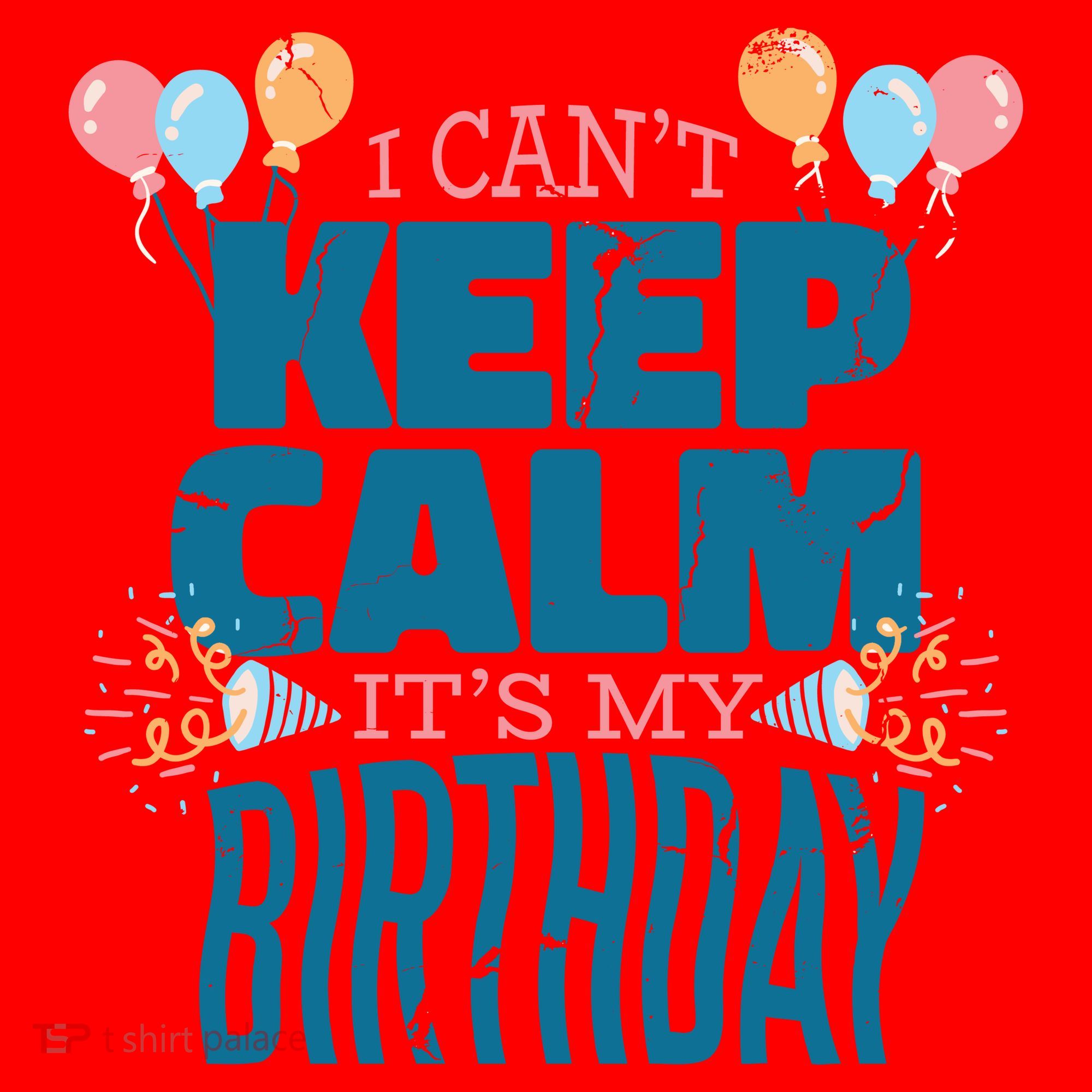 I Can't Keep Calm It's My Birthday Santa Hat