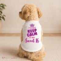 I Can't Keep Calm It's MY Sweet  16 Doggie Tank thumb 2