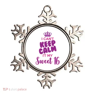 I Can't Keep Calm It's MY Sweet  16 Ornament