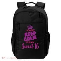 I Can't Keep Calm It's My Sweet 16 Backpack thumb 0