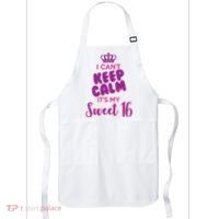 I Can't Keep Calm It's My Sweet 16 Apron thumb 0