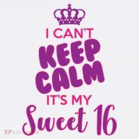 I Can't Keep Calm It's My Sweet 16 Bucket Hat thumb 4